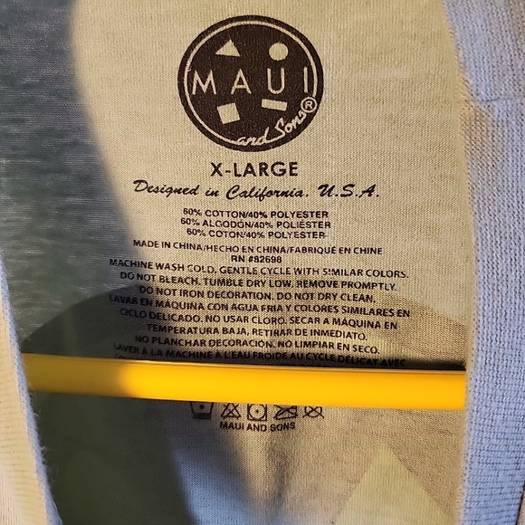maui and sons t shirt Men Size  XL - Picture 5 of 6